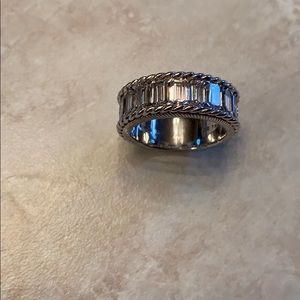 Judith Ripka silver Diamonique ring